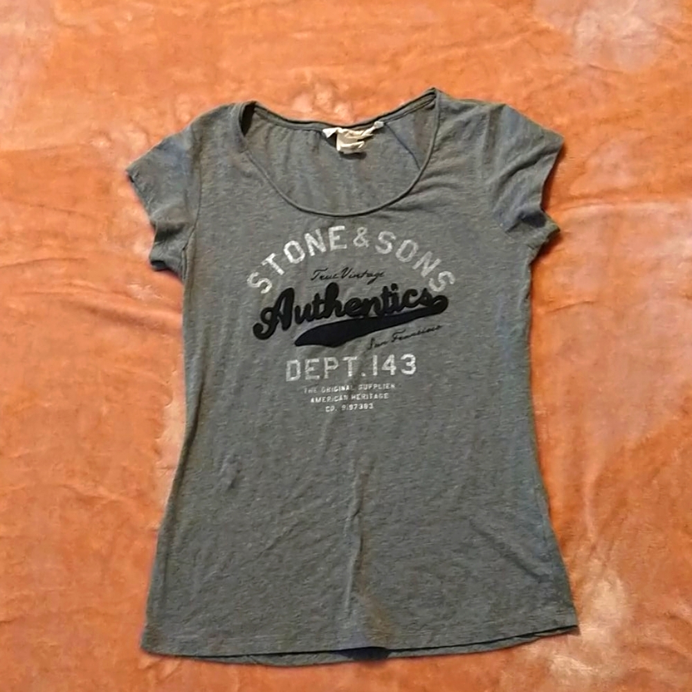 Woman's medium H&M L.O.G.G. Stone & Sons tee